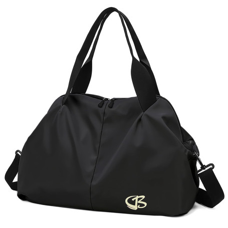 Vllcsla Sac de Sport Femme Petit, Poche Humide, 45x27x20 cm, Imperméable Sac à Bandoulière de Sport/Voyage, Sacs de Week-End à M