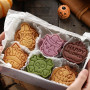 Yealoo Lot de 8 Emporte-pièces en Plastique 3D pour Halloween Patisserie Moule Biscuit Set