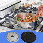 Natuce 4 pcs Chapeaux de Brûleurs, Brûleur Cuisinière à Gaz, Chapeau de Couronne de BrûLeur à Gaz, pour Plaques de Cuisson Arist