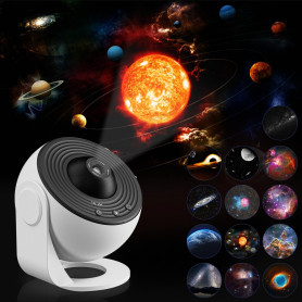 Projecteur Galaxie Projecteur d'étoiles Projecteur Planétarium avec 13 Disques Film HD, Lune, Système Solaire, Nébuleuse, Projec Projecteur Galaxie Projecteur d'étoiles Projecteur Planétarium avec 13 Disques Film HD, Lune, Système Solaire, Nébuleuse, Projec