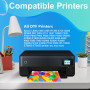 LCL 600ML Recharge d'encre DTF Premium pour imprimantes Epson Impression de Film de Transfert Thermique Compatible pour Epson L8