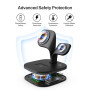 EXW Mag-Safe Chargeur Induction, Station de Charge sans Fil Rapide Compatible Magnétique, Appareils Multiples pour iPhone 17 16 