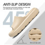 GemChve Claquettes Hommes Chaussons Femme Antidérapant Sandales Pantoufles Confortable Unisex Epaisse Foam Slides pour Maison, J