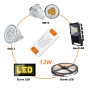 Transformateur 220V 12V LED 12W, LED Driver alimentation 12v 12w 1A, led driver 12v, convertisseur 220v 12v, Convertisseur De Te