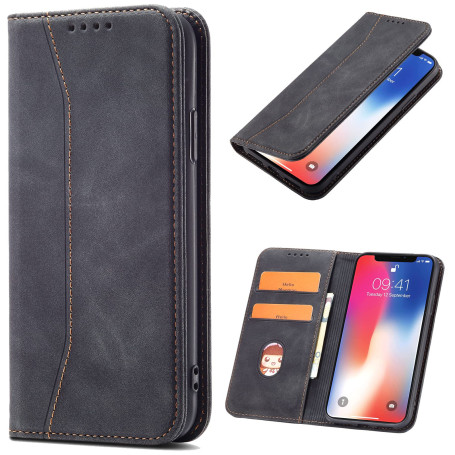 OKZone Coque pour iPhone 15 Plus, PU Cuir Portefeuille Housse Magnétique Flip Pochette Étui à Rabat Case avec Antichoc TPU Houss