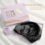 Umisleep Bonnet de Nuit en Soie 22 Momme - 100% Soie de mûrier - Double Bonnet en Soie pour Cheveux bouclés - Respirant et Ajust
