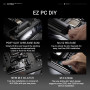 ASUS ROG Crosshair X870E Hero – Carte mère Gaming AMD Ryzen AM5 X870E ATX (DDR5, 18+2+2 DrMOS, PCIe 5.0, 5 x M.2, Wi-FI 7, USB4 