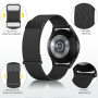 Oumida Bracelet pour Samsung Galaxy Watch 6/5/4/7 40mm 44mm/Samsung Galaxy Watch 5 pro 45mm, 20mm Bracelet en Acier Inoxydable T
