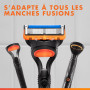 Gillette Fusion5 Recharges De Lames De Rasoir Pour Homme, 12 Recharges De Lames De Rasoir