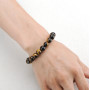 Bracelet oeil de tigre naturel 10 MM Pierres précieuses en pierre perle énergie cristal hommes femme bracelets élastiques