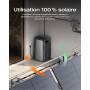 ECOFLOW STREAM AC Pro, batterie capacité de 1,92 kWh, 100% compatible avec toutes les kit solaire avec batterie, Sortie 1200 W,