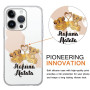 nurkorki [2 Pack Coque pour iPhone 14 Pro Max 6,7",Doux Antichoc TPU Silicone Housse Étui de Téléphone Dessin Animé Lion Motif C
