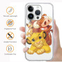 nurkorki [2 Pack Coque pour iPhone 14 Pro Max 6,7",Doux Antichoc TPU Silicone Housse Étui de Téléphone Dessin Animé Lion Motif C