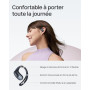 SHOKZ Écouteurs à Oreilles Libres OpenFit Air, Casque Bluetooth sans Fil avec Microphone, écouteurs avec Crochet d'oreille Air,