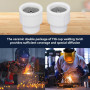 Lot De 2 Coupelles De Soudage Tig, DC 175A Tasses De Buse En Céramique Torche Soudage, Kit D'accessoires De Buse En Céramique Bu