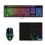 Empire Gaming - Armor RF800 Pack Clavier Souris Gaming Rechargeable sans Fil AZERTY (Français-Layout) RGB avec Tapis de Souris -