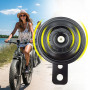 Klaxon Moto 12V, Universal Avertisseur pour Voitures, Klaxon Moto Avertisseur Motocycle Universel Horn, Corne Imperméable pour M