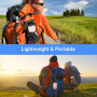 Blukar Lanterne Camping Rechargeable, Lampe Camping 116 LED Super Brillant 360°-Pliable 7 Modes d'éclairage 10H+ d'autonomie-Ecl