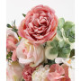 HNVNER 2 Bouquets Fleurs Artificielles en Soie, Bouquet de Fleurs Pivoine Hortensia Artificielle pour Mariage Fête Maison Décora
