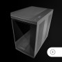 Mars Gaming MC-3TCORE, Boîtier Gaming Custom ATX, Triple Verre Trempé Amovible, Double Caméra, Semi-Tour Compatible avec Cartes-