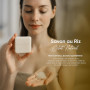 SWELLE Savon Lait de Riz 100 gr 4 pc Savon Eclaircissant Gommage Visage Femme | Solide Naturel | Soin Visage, Barre de Douche Ma