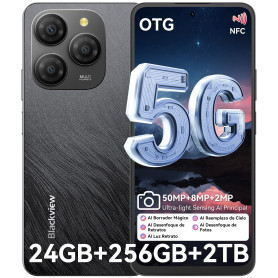 Blackview Shark 9 Téléphone Portable,Smartphone 5G Débloqué, Ecran 6.67'' 90Hz, 24Go+256Go/2To Mémoire, Batterie 5000mAh/18W Tel Blackview Shark 9 Téléphone Portable,Smartphone 5G Débloqué, Ecran 6.67'' 90Hz, 24Go+256Go/2To Mémoire, Batterie 5000mAh/18W Tel
