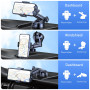 Blukar Support Téléphone Voiture, Porte Téléphone Voiture Ventouse Universel Réglable, Rotation 360°& Ventouse Améliorée & Un Bo