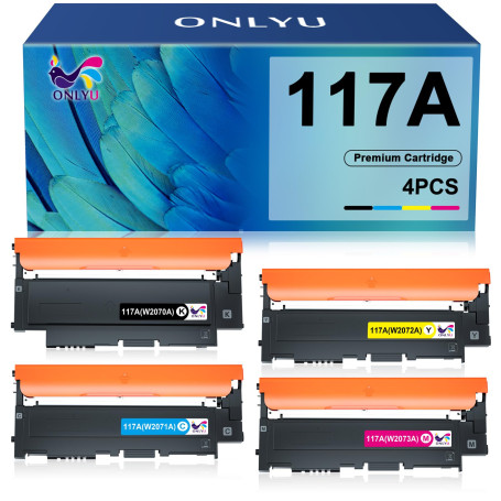 ONLYU 117A Compatible pour 117a pour Toner HP MFP 178nw Toner Color Laser MFP 178nw 179fnw 150nw 150a 178nwg 179fwg 178 179 150 