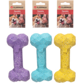 Flamingo Jouet pour Chien Freckles Os L – 18,5x8,5x5cm – Caoutchouc TPR Résistant – Jouet à Mâcher, Lancer et Nettoyage Dentaire Flamingo Jouet pour Chien Freckles Os L – 18,5x8,5x5cm – Caoutchouc TPR Résistant – Jouet à Mâcher, Lancer et Nettoyage Dentaire