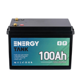 Batterie LiFePO4 12V 100Ah – Bluetooth, BMS intégré – Batterie Lithium Longue durée pour énergie Solaire, Off-Grid, Bateau, Van  Batterie LiFePO4 12V 100Ah – Bluetooth, BMS intégré – Batterie Lithium Longue durée pour énergie Solaire, Off-Grid, Bateau, Van