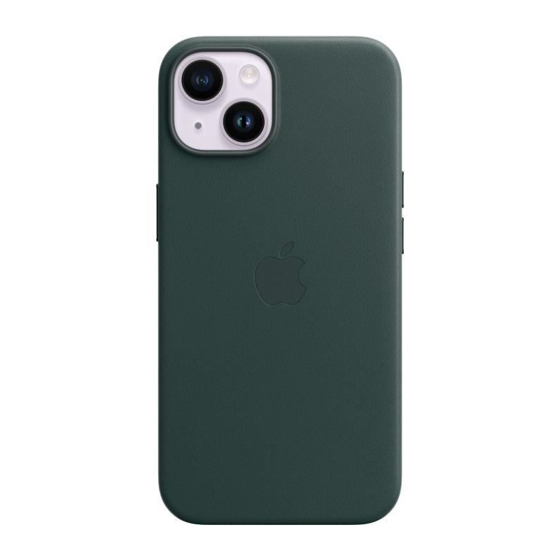 Image secondaire de Apple Coque en cuir pour iPhone 14 avec MagSafe - Vert foret