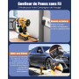 AUTDER Compresseur à Air Portatif, Gonfleur Pneus Voiture, Max 180 PSI/12.4 Bar, Compresseur Voiture sans Fil avec Batterie 21V 