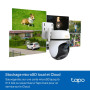Tapo C530WS Caméra de Surveillance extérieure 360°, 3K 5MP, Vision Nocturne Couleur Starlight, détection IA, Suivi de Mouvement,