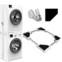 NIUXX Kit de Superposition Universel, Accessoires pour Lave-linge/Sèche-linge, Universel Cadre Intermédiaire pour Lave-linge et