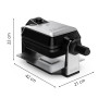 KRUPS Gaufrier Rotatif, Cuisson parfaites, Cuisson homogène, Utilisation facile, Plaques antiadhésives, Haute précision, Rangeme