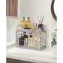 SONGMICS Organiseur de Cuisine, Étagère sous Évier, 2 Paniers Coulissants, Empilable, pour Rangement dans Placard, sous Lavabo,