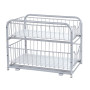 SONGMICS Organiseur de Cuisine, Étagère sous Évier, 2 Paniers Coulissants, Empilable, pour Rangement dans Placard, sous Lavabo,