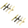 8 pièces Sac Double Twist, Sak Boucle Twist Metal, Serrure De Poche En Métal, Sac Fermetures Sachs, Metal Twist Turn Lock, Ferme