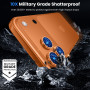 WSKEN Protection de l'appareil photo pour 17 Pro Max/17 Pro Max – Dureté 9H, anti-rayures, sans bulles, appareil photo trempé HD