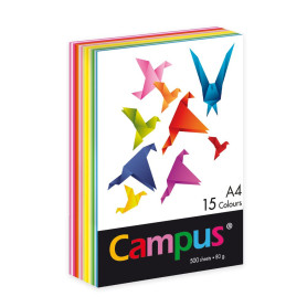 Plus Office couleur 002210 – Papier, 500 feuilles, 80 g, 15 couleurs, A4 Plus Office couleur 002210 – Papier, 500 feuilles, 80 g, 15 couleurs, A4