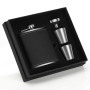 Kasanni Flasque a Alcool 8oz/230 ML Flasque Whisky Flasque Personnalisable Avec Deux Verres à Shot et un Entonnoir, la Flasque e