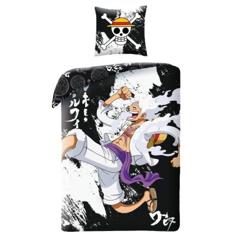 Parure de lit - ONE PIECE - Luffy Gear 5 - Microfibre - 1 housse de couette 140 x 200 cm + 1 taie 63 x 63 cm 28,19 €