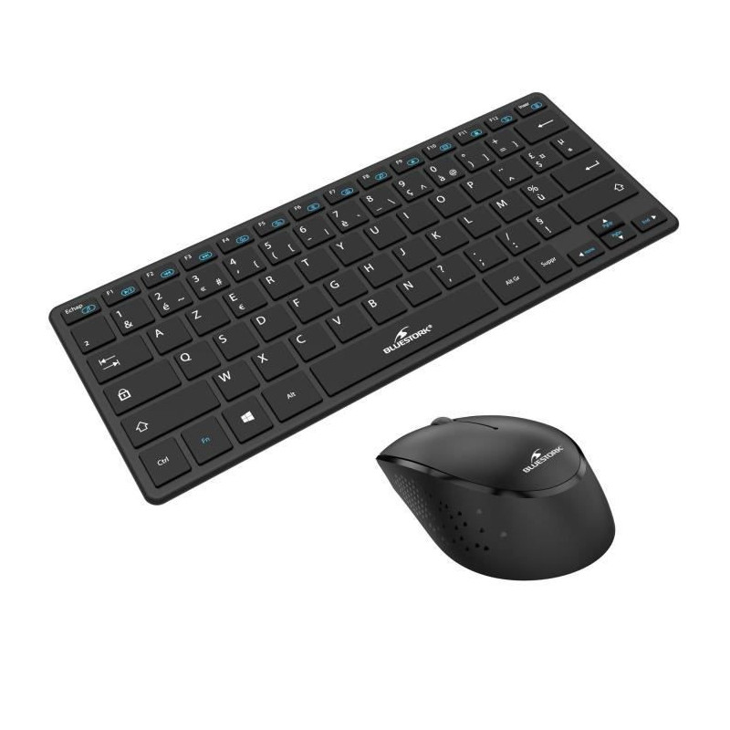 Image secondaire de Clavier et souris Bluestork Sans fil Ultra compact Noir