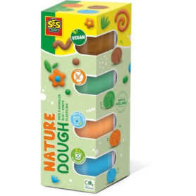 Pâte a modeler - SES CREATIVE - Feel good - Végane - Sans gluten - Lavable (4x90gr) Pâte a modeler - SES CREATIVE - Feel good - Végane - Sans gluten - Lavable (4x90gr)