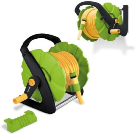 Enrouleur de jardin - FIELDMANN - FZH 1021 - 20 m de tuyau - PVC maillé - Fixation murale Enrouleur de jardin - FIELDMANN - FZH 1021 - 20 m de tuyau - PVC maillé - Fixation murale