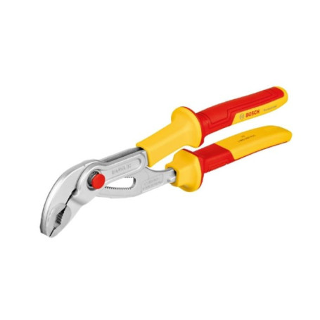 Pince multiprises VDE - BOSCH - 250 mm - Certifiée jusqu'a 1000 V - Isolée en TPU - Ergonomique
