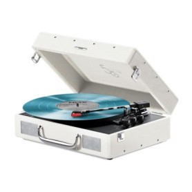 Platine vinyle - MIXX - Revival 55 - Enceintes stéréo intégrées - 3 vitesses - Bluetooth - Sortie RCA - Creme Platine vinyle - MIXX - Revival 55 - Enceintes stéréo intégrées - 3 vitesses - Bluetooth - Sortie RCA - Creme