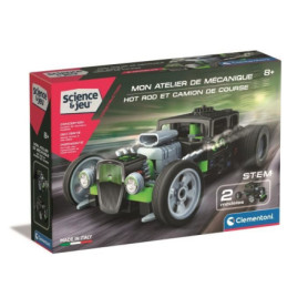 Kit scientifique - CLEMENTONI - Atelier mécanique HOT ROD - 120 pieces - 2 modeles - 8 ans et plus Kit scientifique - CLEMENTONI - Atelier mécanique HOT ROD - 120 pieces - 2 modeles - 8 ans et plus