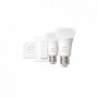 Kit démarrage ampoule LED connectée PHILIPS Hue White - 10.5W - Lot 2 E27 - Télé 119,99 €