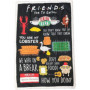 Couverture Sherpa - FRIENDS - 100 x 150 cm